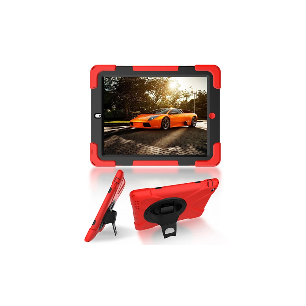 İPad 2/İPad 3/İPad 4/Shockproof 3 Katmanlı Standlı Zırh Kılıf