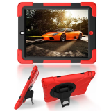 İPad 2/İPad 3/İPad 4/Shockproof 3 Katmanlı Standlı Zırh Kılıf
