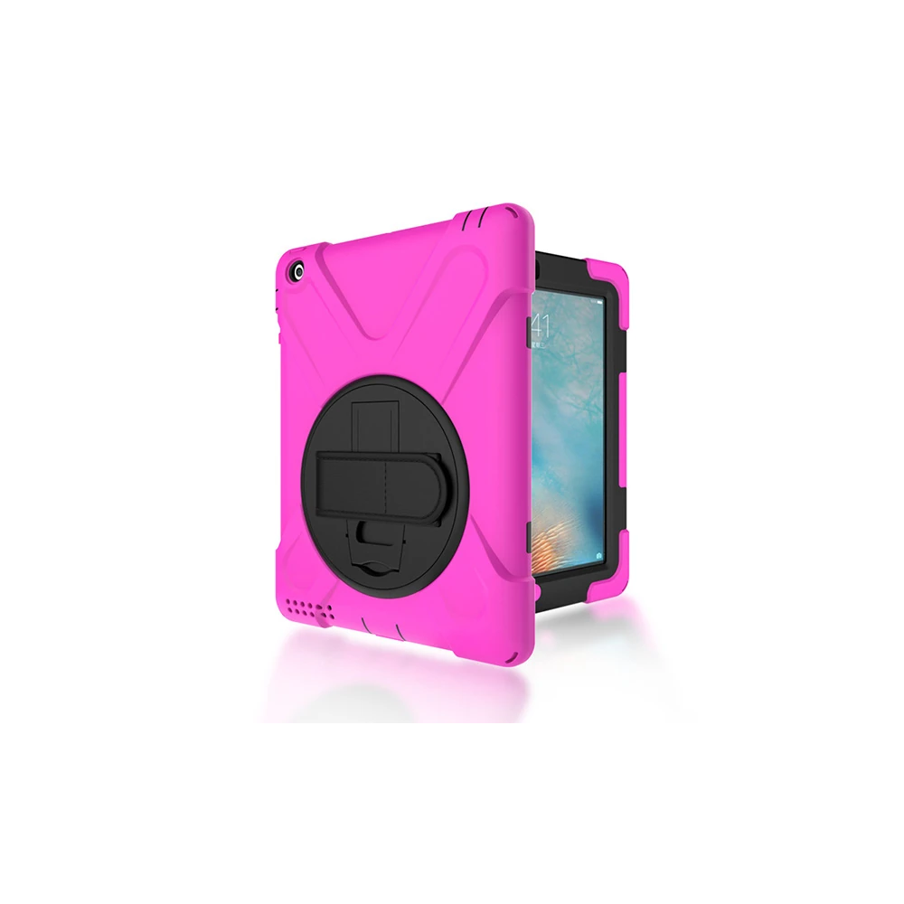 İPad 2/İPad 3/İPad 4/Shockproof 3 Katmanlı Standlı Zırh Kılıf