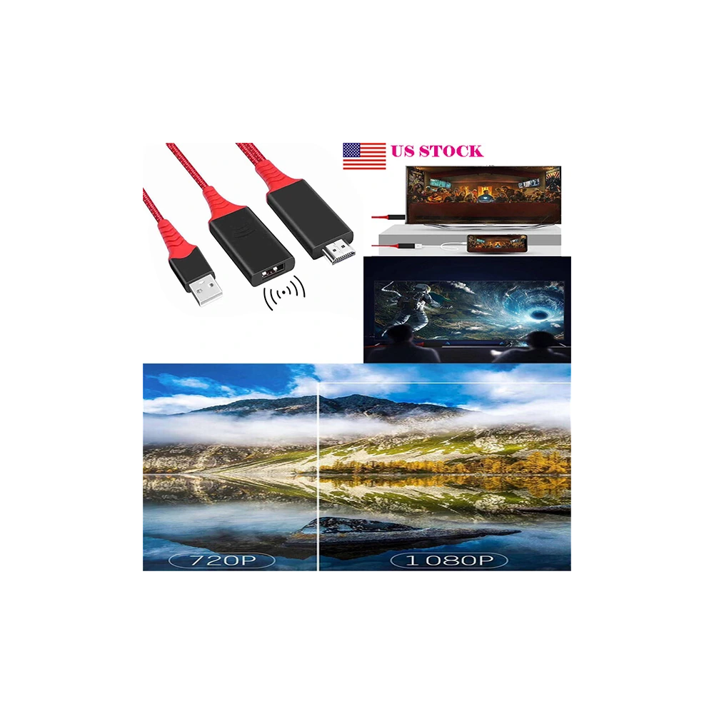 1080p Hdmi 2 İn1 Cast Telefondan Tv Wireless Dönüştürücü Adaptör