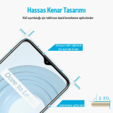 OPPO Realme C21 Tempered Cam Ekran Koruyucu