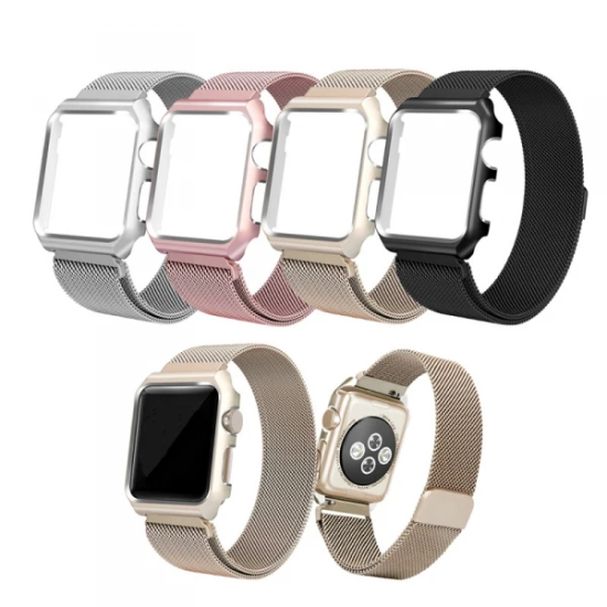 Apple Watch 6-5-4 44mm Watch Ultra 49mm Metal Kayış Milano Loop+metal 