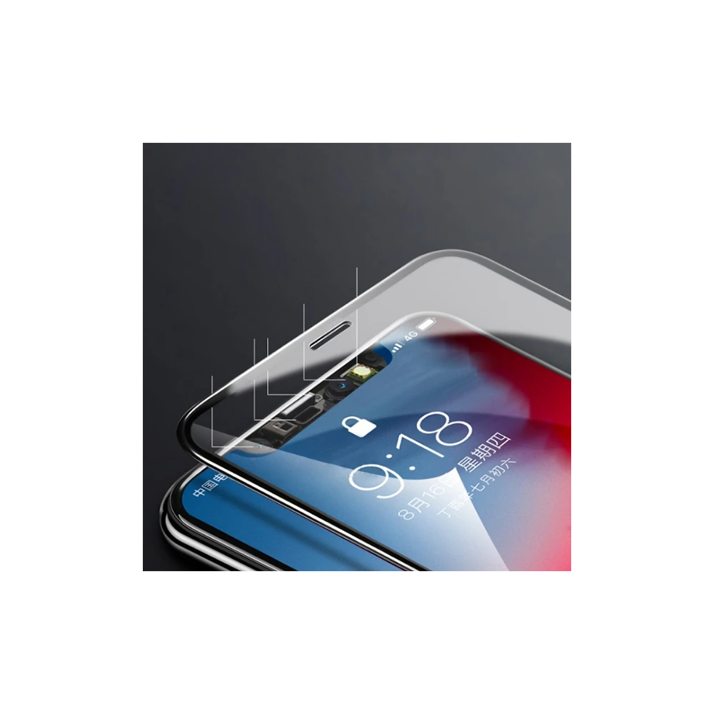 İPhone 11 Pro XS 5D Kavisli Full Tempered Cam Ekran Koruyucu