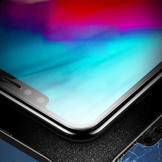 İPhone 11 Pro XS 5D Kavisli Full Tempered Cam Ekran Koruyucu