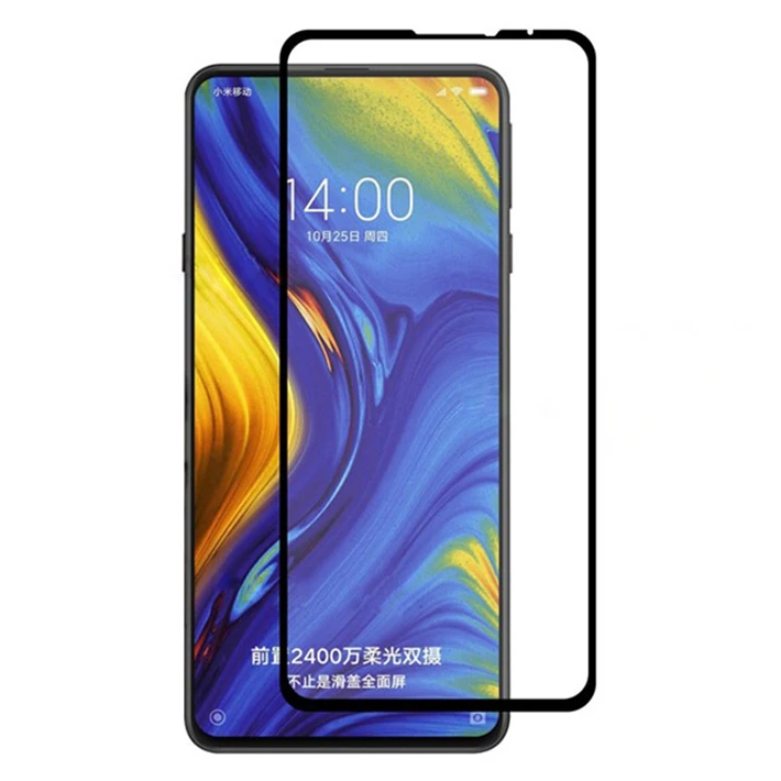 Xiaomi Mi Mix 3 Full Glue Full Kaplama Tempered Cam Ekran Koruyucu