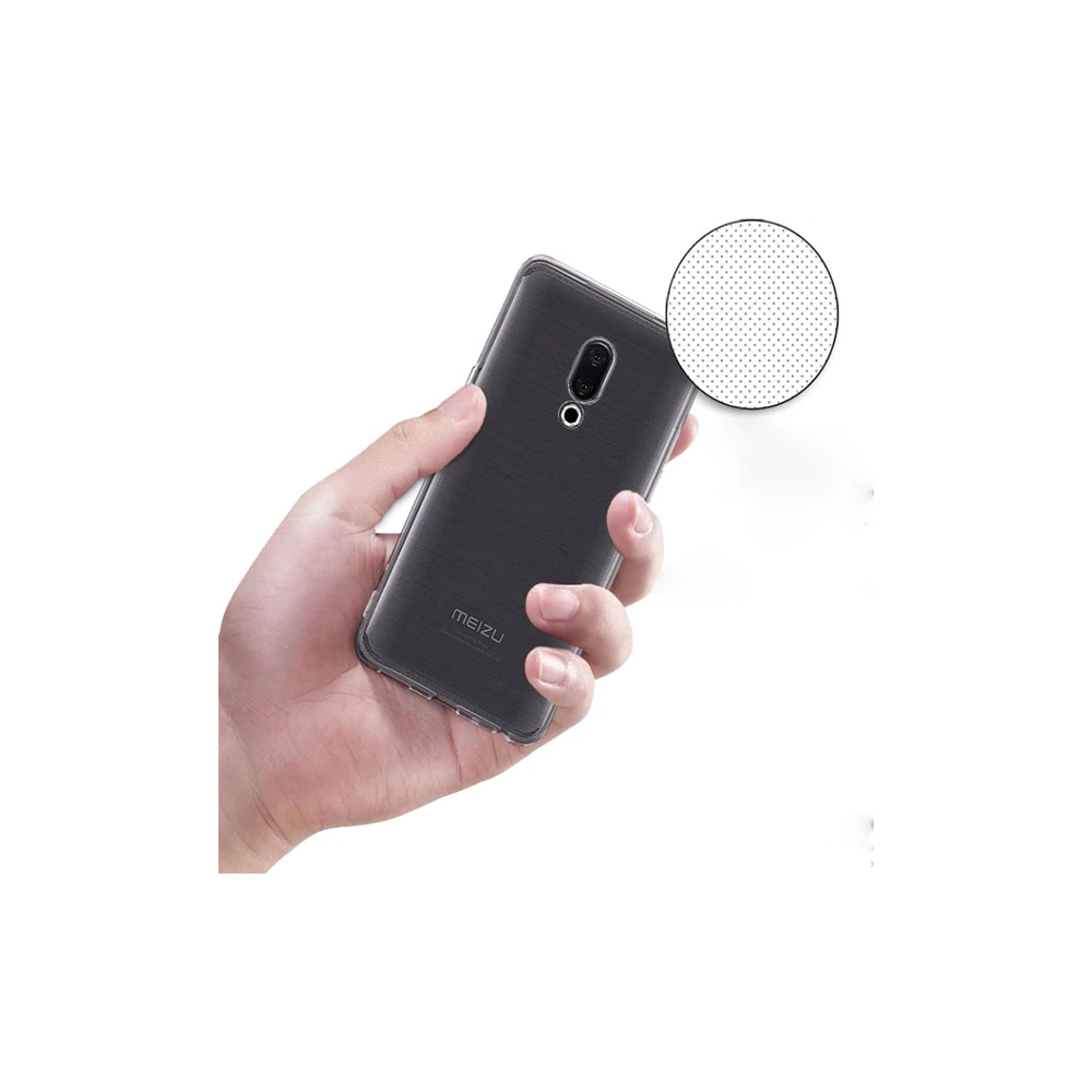 Meizu 16 Plus Kamera Korumalı Ultra Koruma Silikon Kılıf