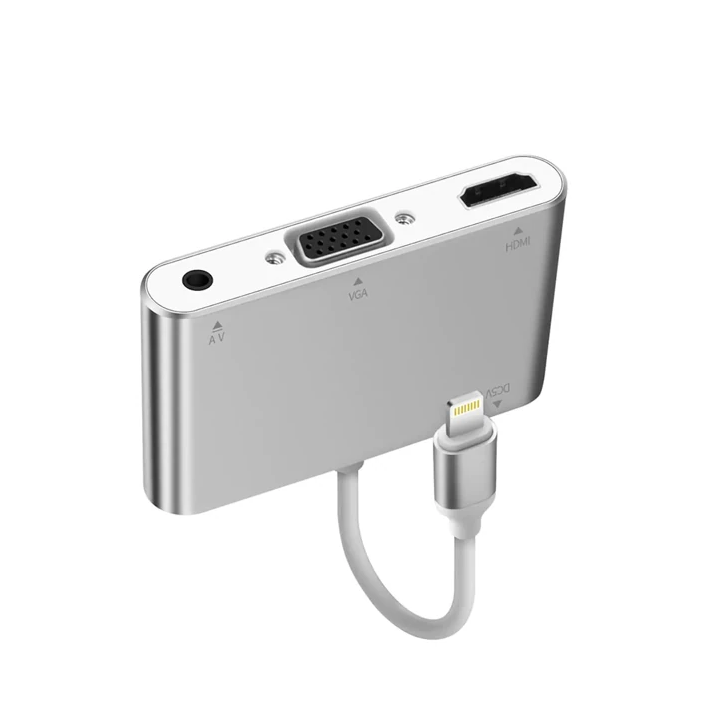 İPhone İPad P32 Hdmi Vga Av Audio Dönüştürücü Adaptör