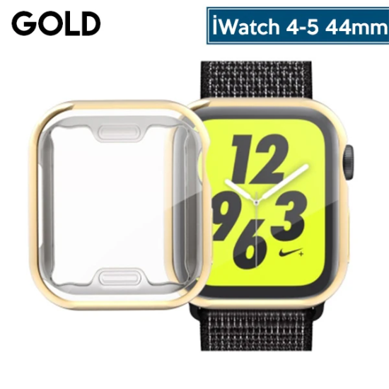 Ally Apple İWatch 44mm 360 Koruma Ultra Slim Silikon Kılıf
