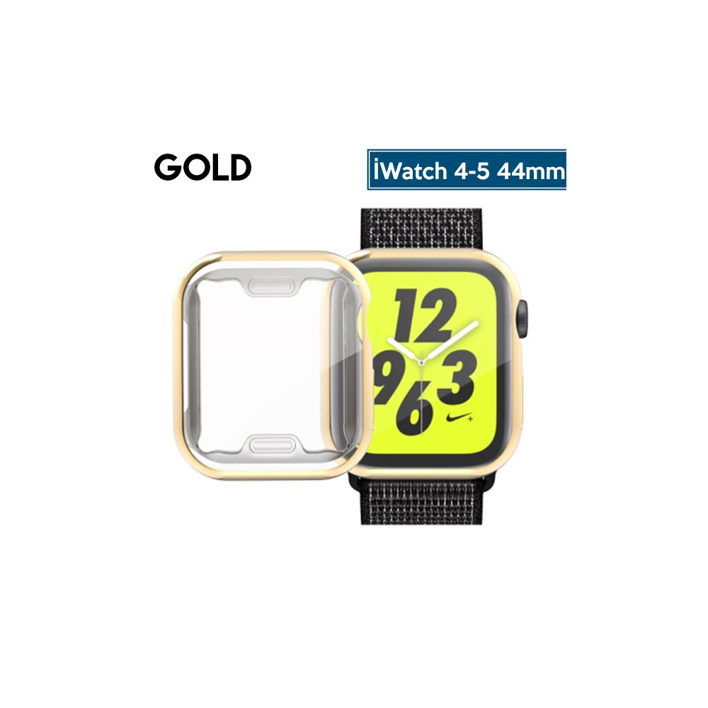 Ally Apple İWatch 44mm 360 Koruma Ultra Slim Silikon Kılıf