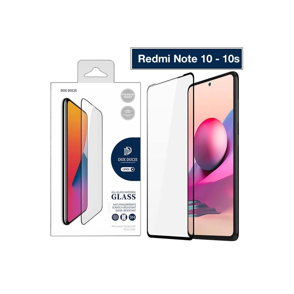 Dux Ducis Full Kaplama Redmi Note 10 Note 10S Cam Ekran Koruyucu