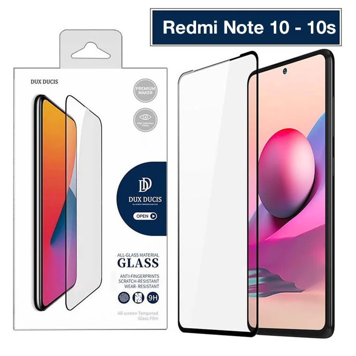 Dux Ducis Full Kaplama Redmi Note 10 Note 10S Cam Ekran Koruyucu