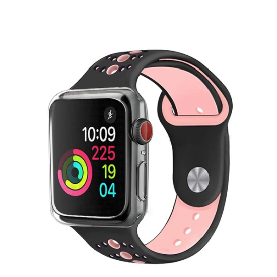 Ally Apple İWatch 44mm 360 Koruma Ultra Slim Silikon Kılıf