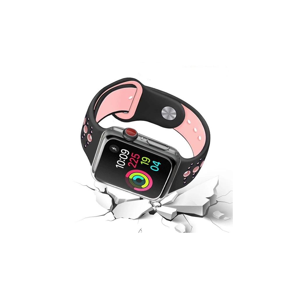 Ally Apple İWatch 44mm 360 Koruma Ultra Slim Silikon Kılıf