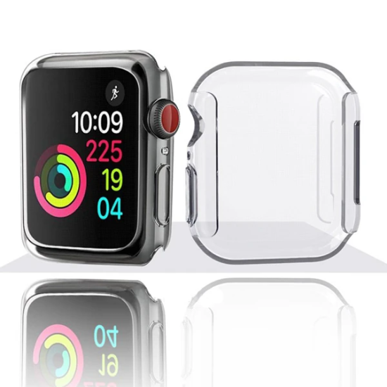 Ally Apple İWatch 44mm 360 Koruma Ultra Slim Silikon Kılıf
