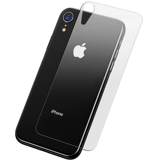 İPhone XR 6.1 Arka Kırılmaz Tempered Cam Koruyucu