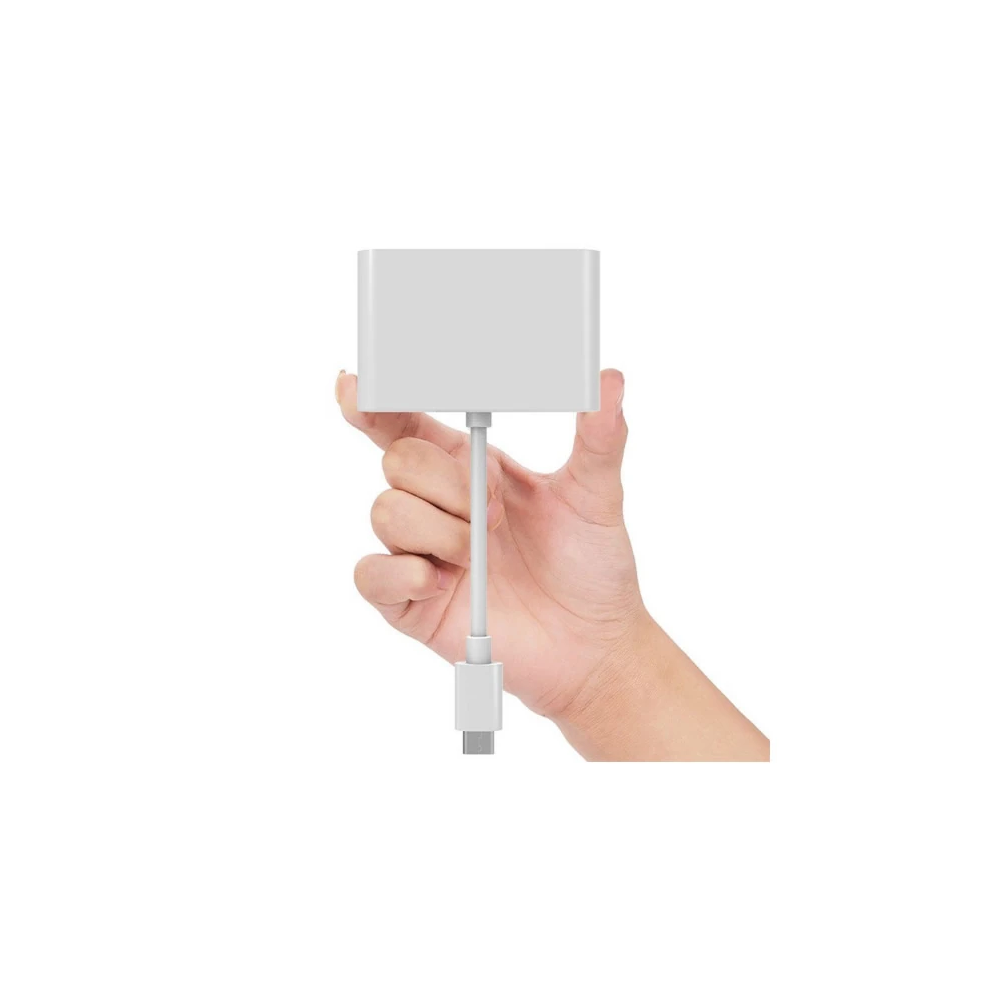 ALLY 4k Type C Hdmi Görüntü Aktarıcı 3 İn1 Şarj Usb Çıkışlı Kablo