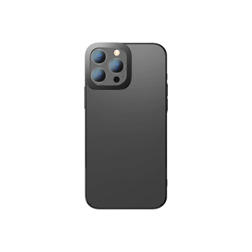 Baseus Glitter iPhone 13 Pro Max 6.7inç Kılıf Renkli Kenar Şeffaf Sili