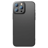 Baseus Glitter iPhone 13 Pro Max 6.7inç Kılıf Renkli Kenar Şeffaf Sili