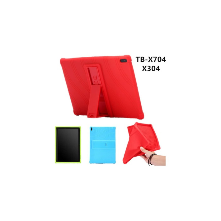 Lenovo Tab 4 10 (tb-X304X704 Standlı Silikon Kılıf