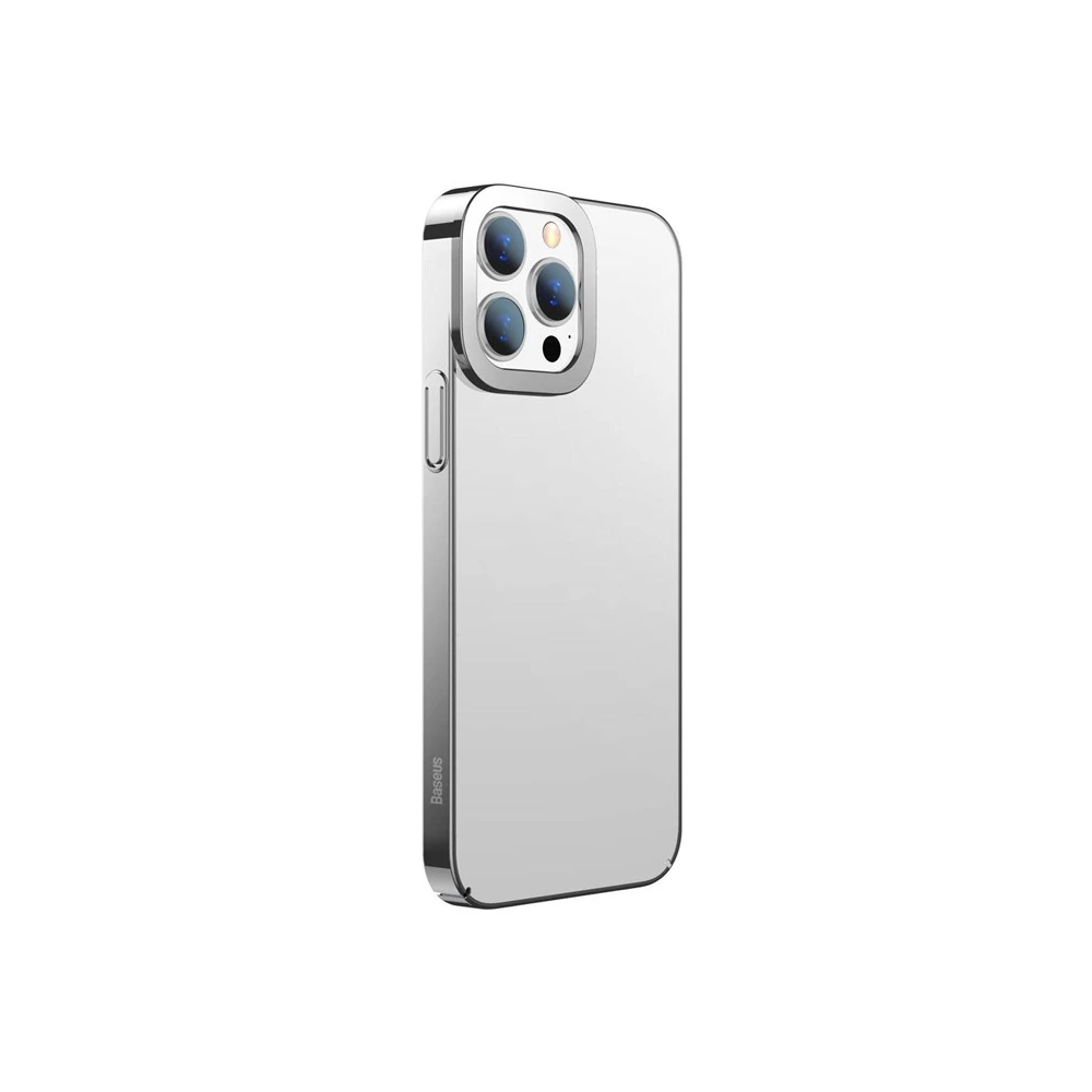 Baseus Glitter iPhone 13 Pro Kılıf Renkli Kenar Şeffaf Kılıf