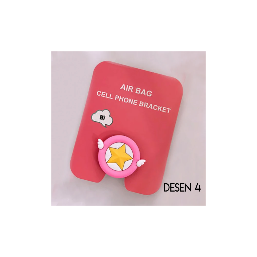Ally 3d Sevimli Hayvanlar Pop Stand Telefon Tutucu