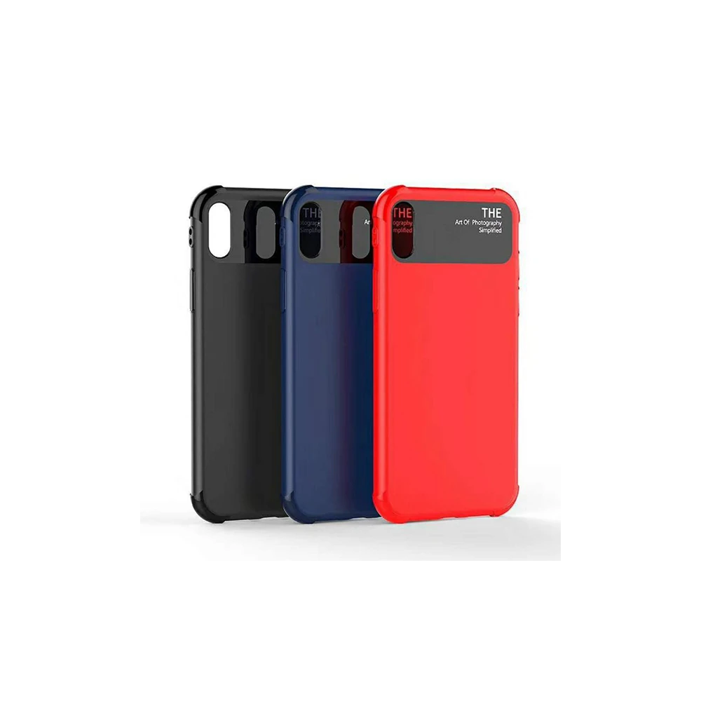 İphone X Xs 10 Fit Premium Silikon+ Cam Kılıf