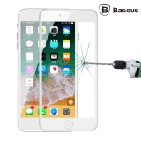 Baseus İPhone 78 Plus 4D Cam Ekran Koruyucu Kavisli Full Kaplama Kırıl