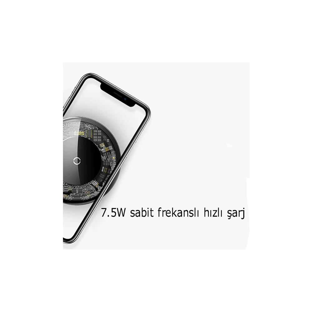 Baseus Simple Kristal 10W Qi Wireless Kablosuz Hızlı Şarj