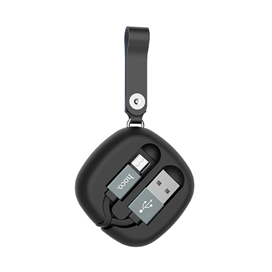 Hoco U33 Taşıma Çantalı Mikro Usb Kablo