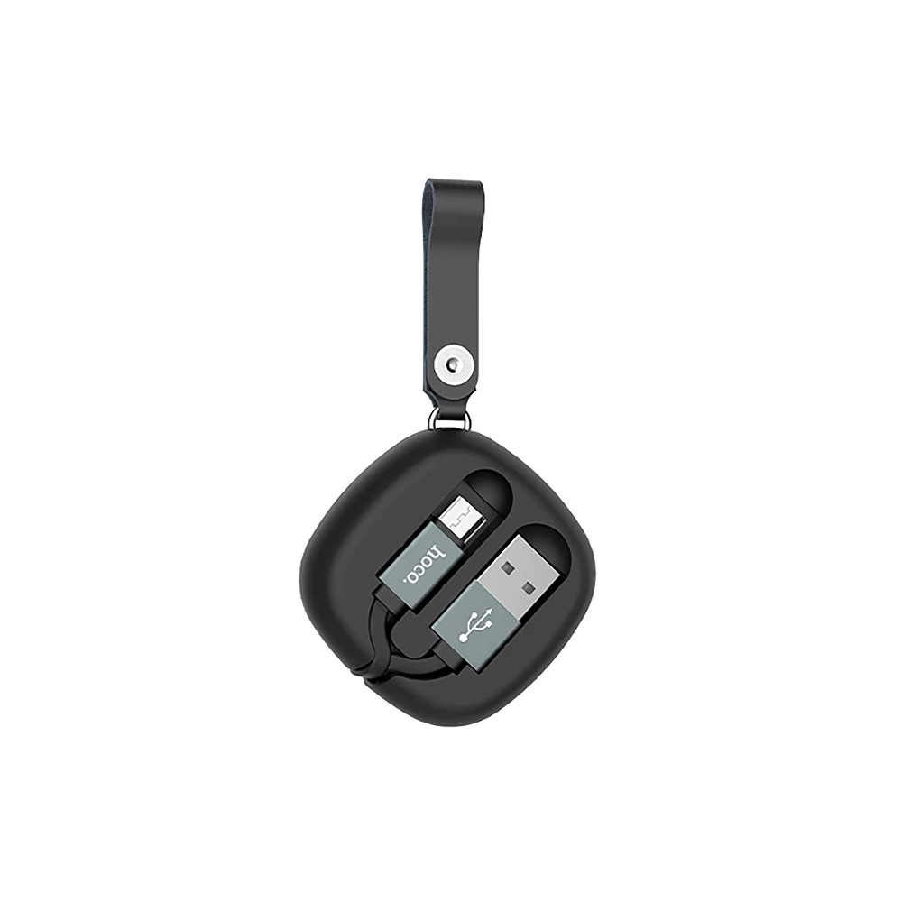 Hoco U33 Taşıma Çantalı Mikro Usb Kablo