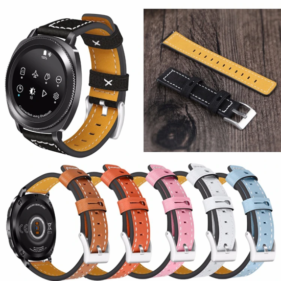 Ally Gear S3 Watch 4 46mm Classic Frontier Deri Dişli Kayış Kordon