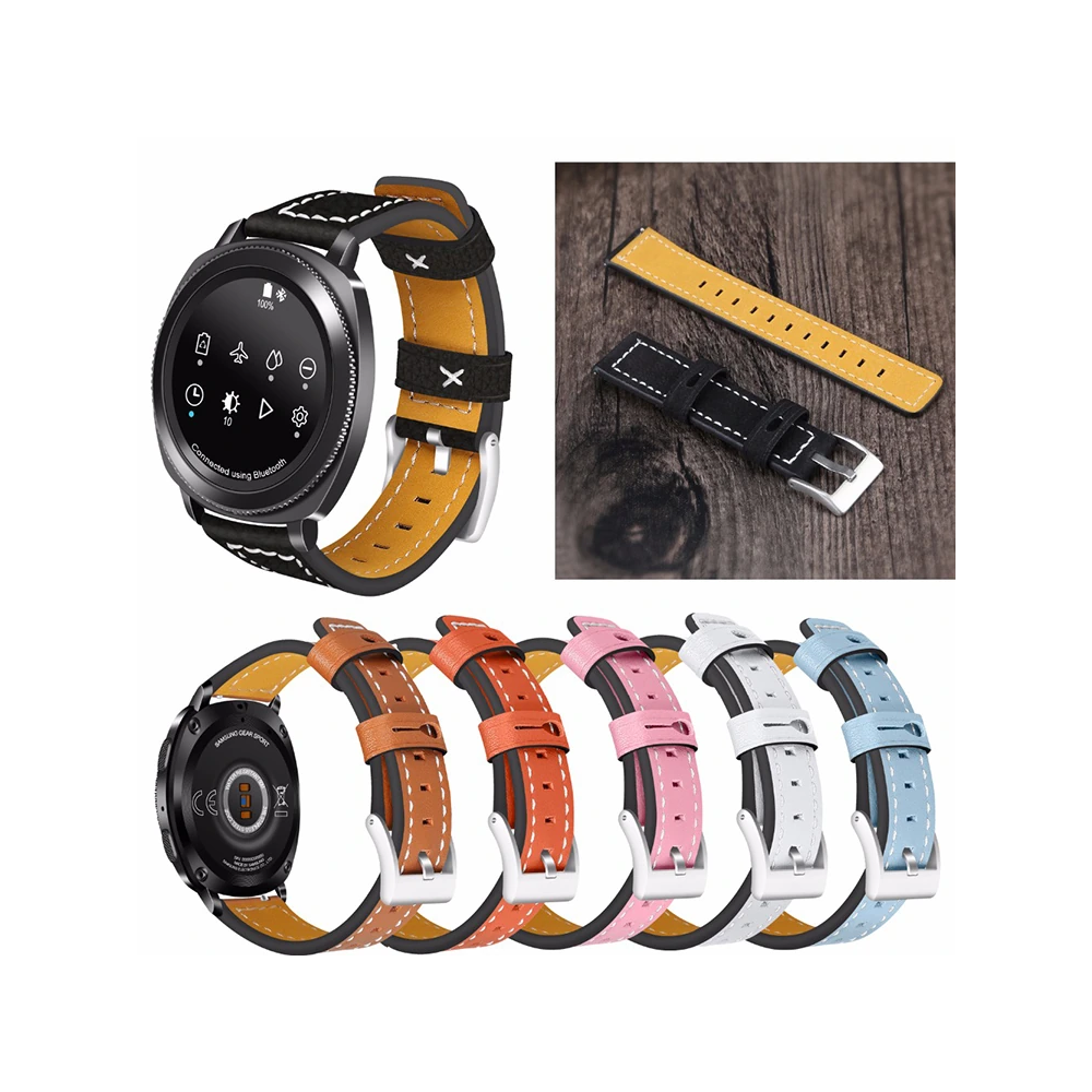Ally Gear S3 Watch 4 46mm Classic Frontier Deri Dişli Kayış Kordon
