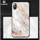 Floveme İPhone X Xs Mermer Desenli Premium Silikon Kılıf