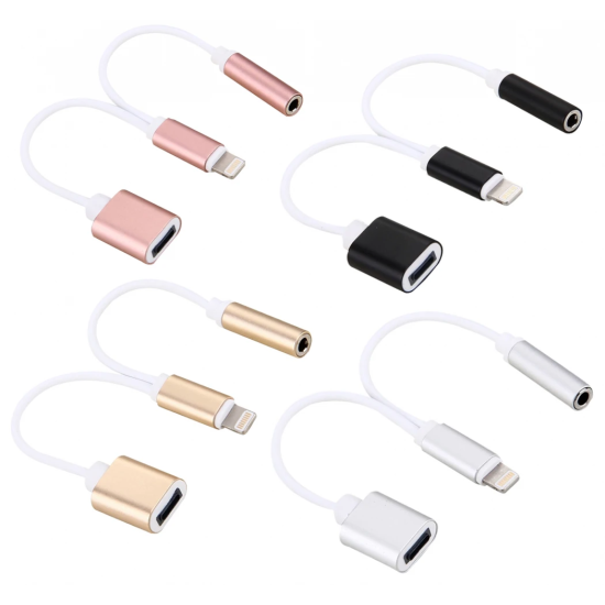 iPhone 14-13-12-11 3.5mm Kulaklık ve Şarj Dönüştürücü