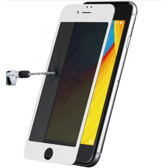 iPhone SE3-SE2 İPhone 8-7 3D Full Privacy Gizlilik Kırılmaz Cam Ekran 