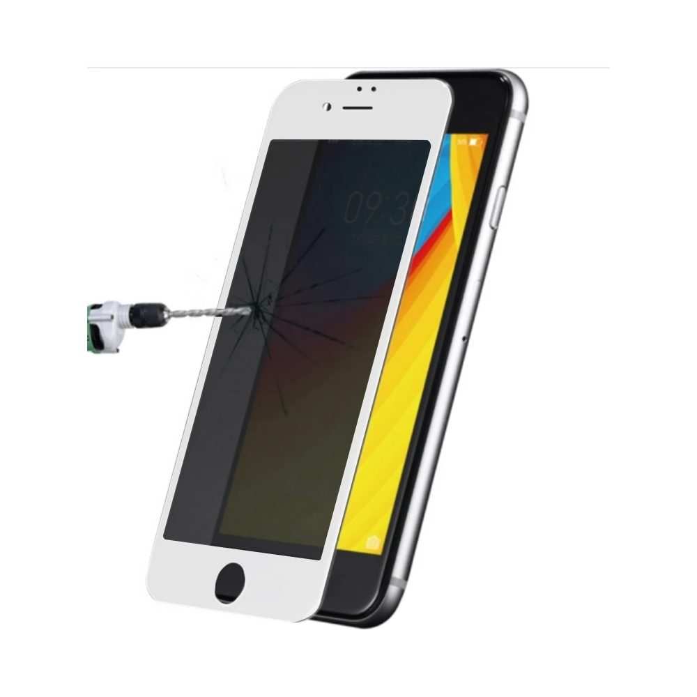 iPhone SE3-SE2 İPhone 8-7 3D Full Privacy Gizlilik Kırılmaz Cam Ekran 