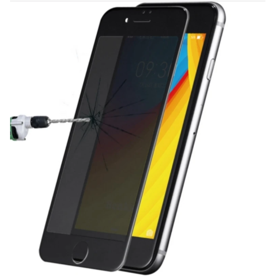 iPhone SE3-SE2 İPhone 8-7 3D Full Privacy Gizlilik Kırılmaz Cam Ekran 