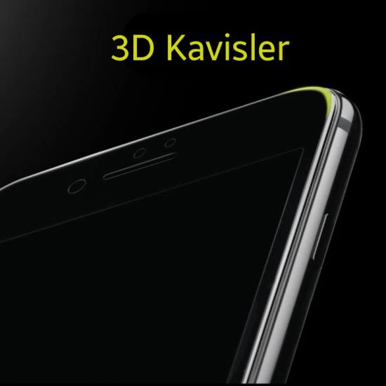 iPhone SE3-SE2 İPhone 8-7 3D Full Privacy Gizlilik Kırılmaz Cam Ekran 