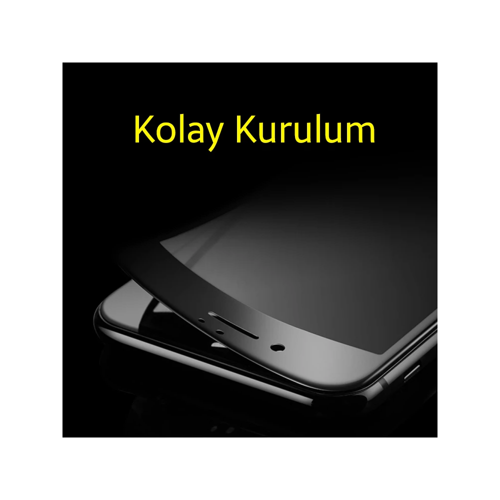 iPhone SE3-SE2 İPhone 8-7 3D Full Privacy Gizlilik Kırılmaz Cam Ekran 