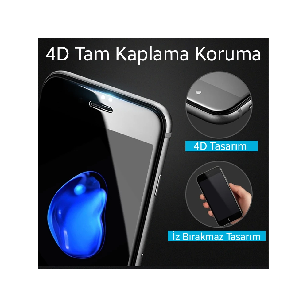 İPhone 6S Plus 4D Kavisli Full Cam Kırılmaz Koruyucu İPhone 6 plus