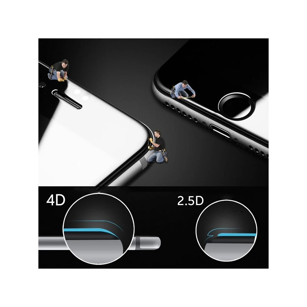 İPhone 6S Plus 4D Kavisli Full Cam Kırılmaz Koruyucu İPhone 6 plus