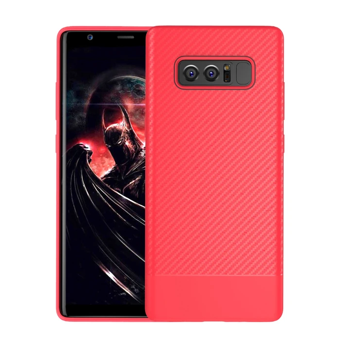 Ally SM Galaxy Note 8 Carbon Fiber Dokulu Premium Soft Silikon Kılıf
