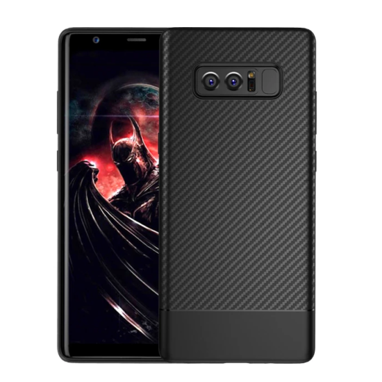 Ally SM Galaxy Note 8 Carbon Fiber Dokulu Premium Soft Silikon Kılıf