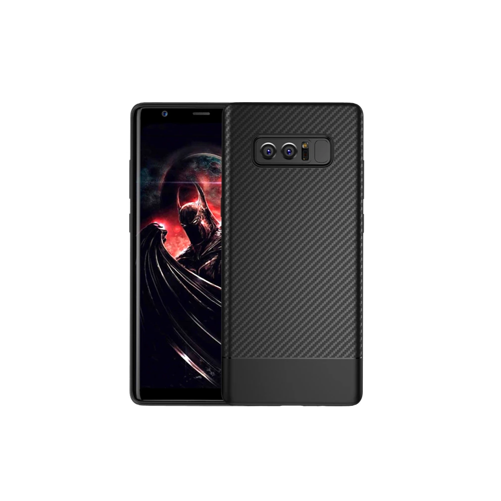 Ally SM Galaxy Note 8 Carbon Fiber Dokulu Premium Soft Silikon Kılıf