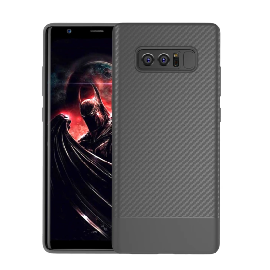 Ally SM Galaxy Note 8 Carbon Fiber Dokulu Premium Soft Silikon Kılıf