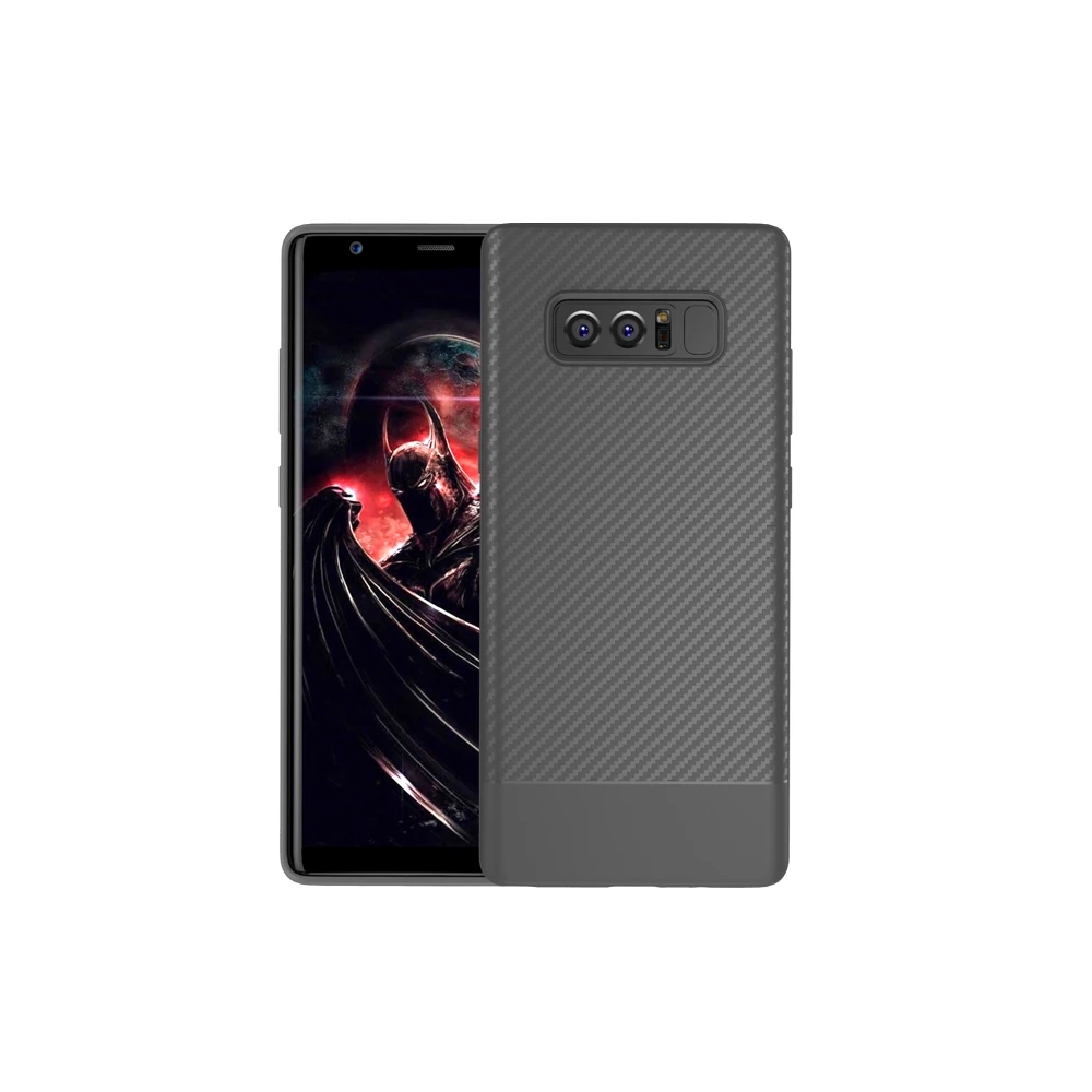 Ally SM Galaxy Note 8 Carbon Fiber Dokulu Premium Soft Silikon Kılıf