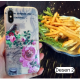 İphone X Xs 3d Gül Desenli Premium Silikon Kılıf