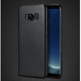 Ally SM Galaxy S8 Deri Dokulu Premium Soft Silikon Kılıf