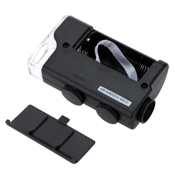 Ally 7751 60x100 Uv Led Işıklı Ayarlabilir Çok Fonksiyonlu Büyüteç