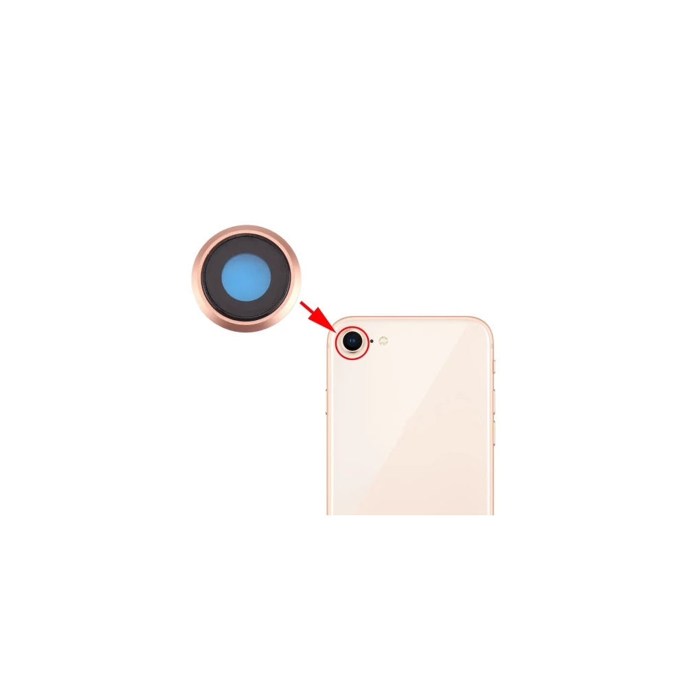 İPhone 8 Kamera Lens Kapak Full
